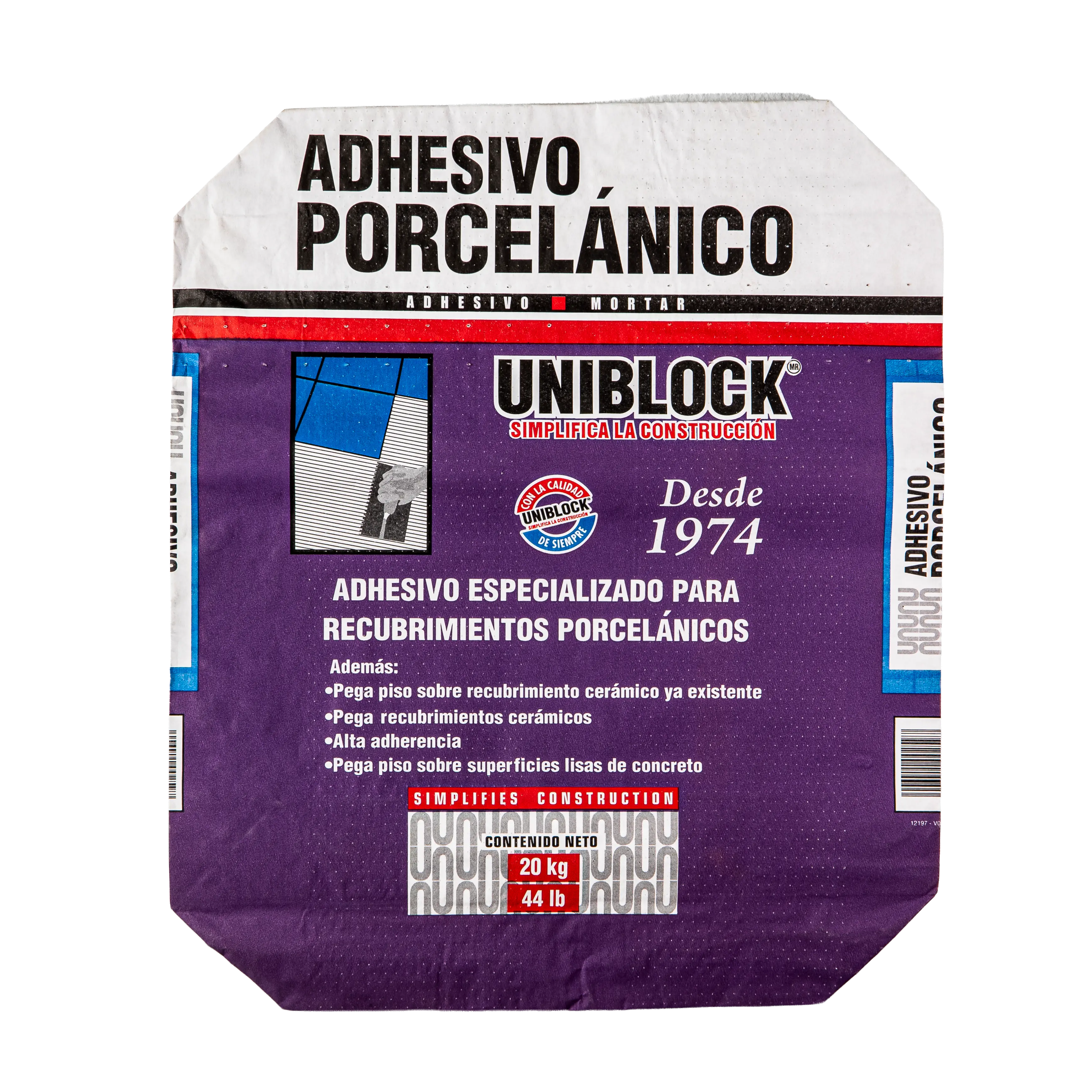 Adhesivo porcelánico