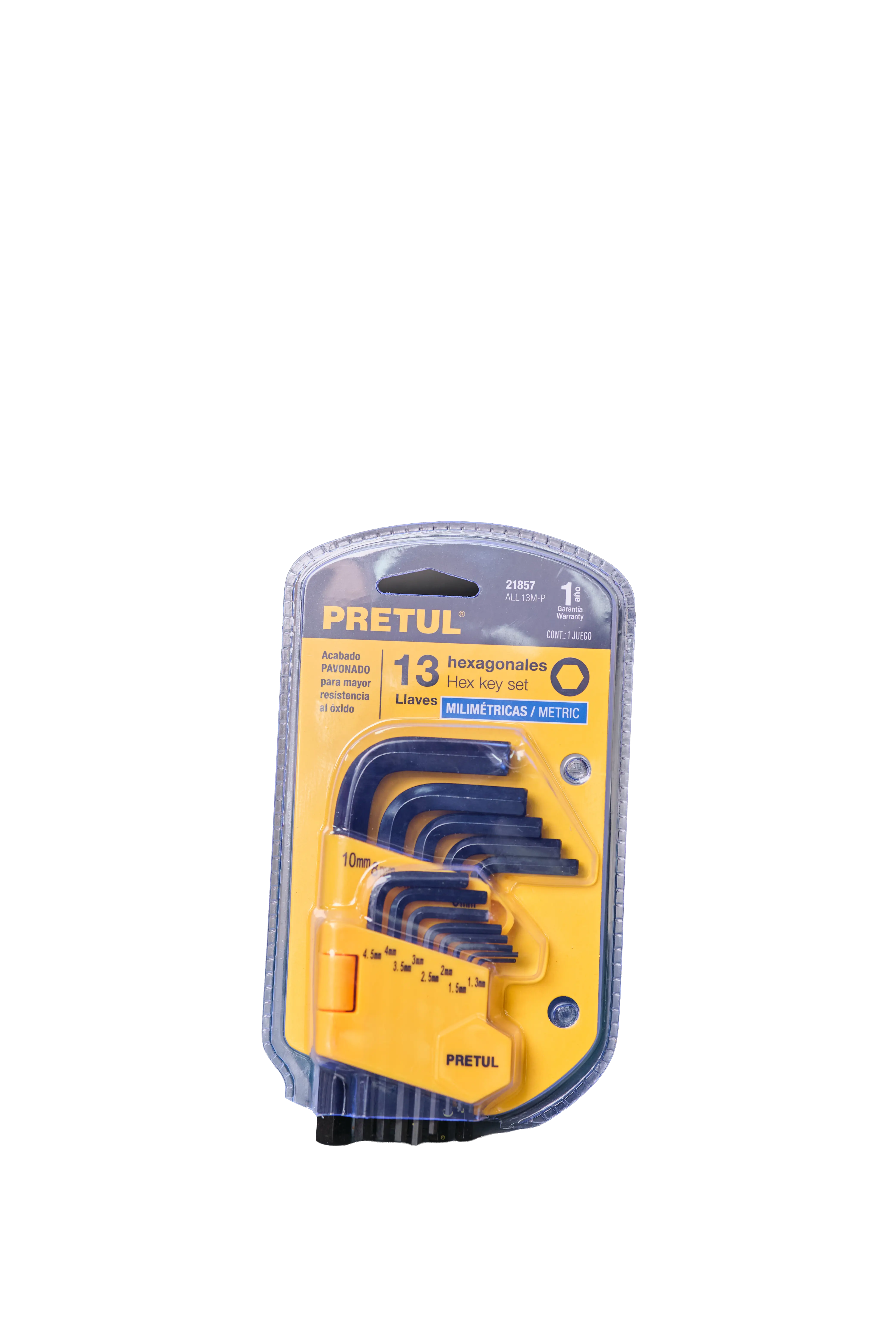 Juego de 13 llaves hexagonales