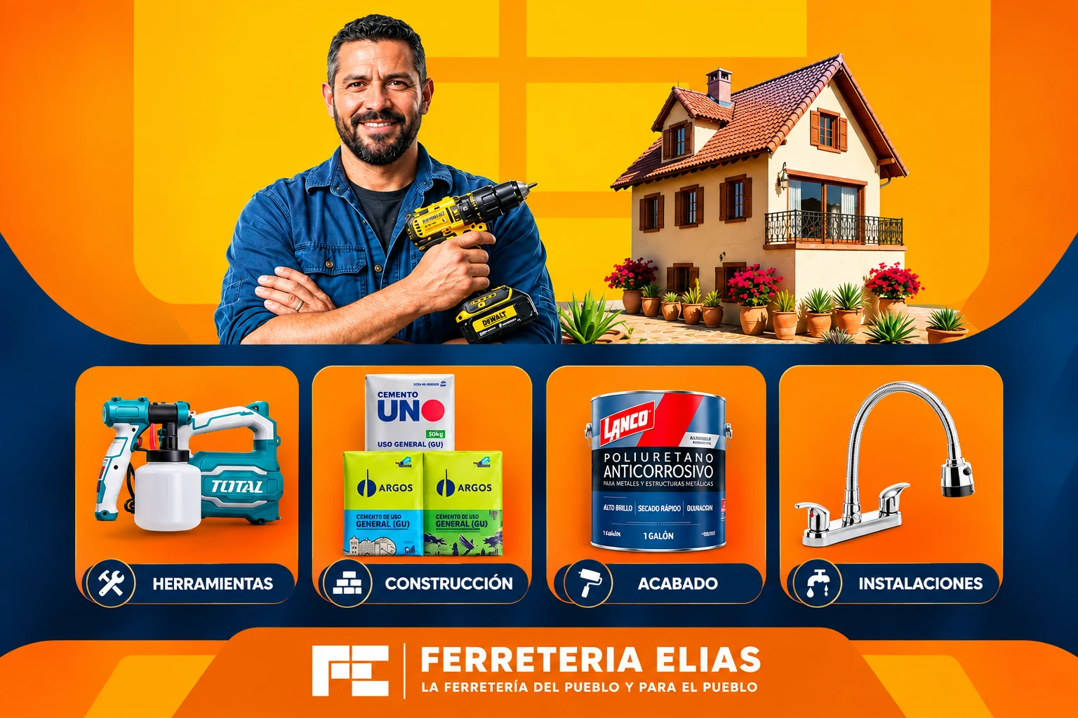 Productos y soluciones disponibles en Ferretería Elías