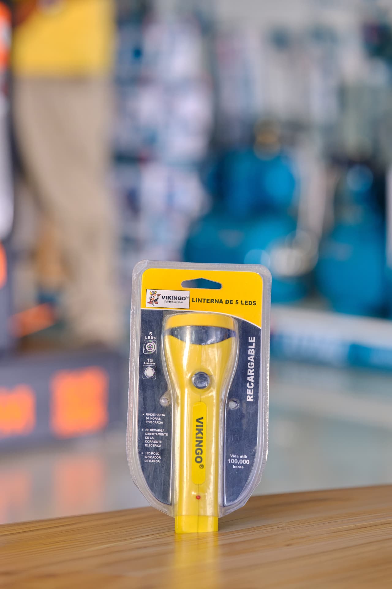 Linterna Recargable de 5 LEDs