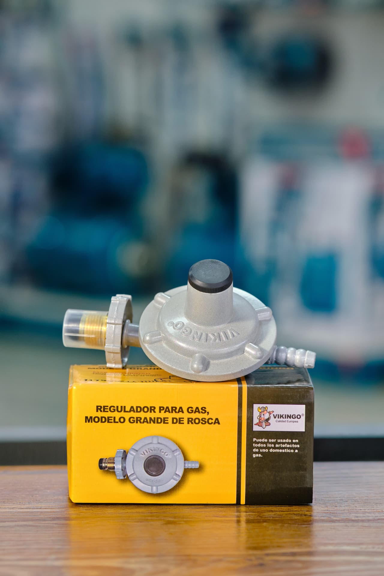 Regulador para Gas Modelo Grande de Rosca